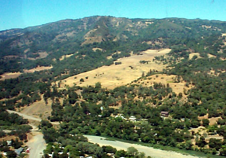 Aerial view of all the land of the Preston Community 100 years ago.